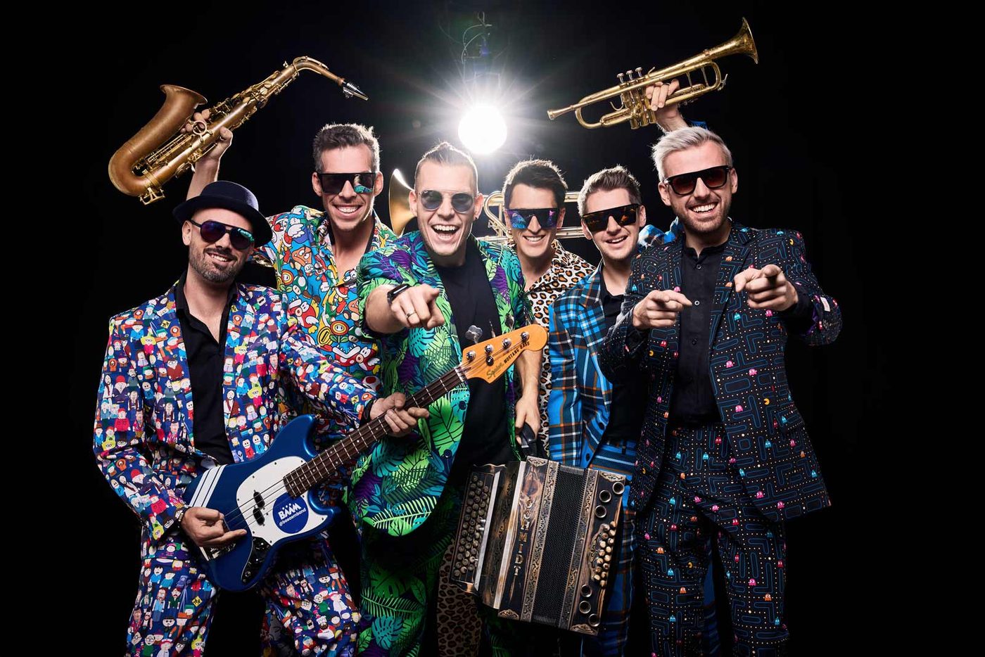 BÄÄM&Brass, alle sechs